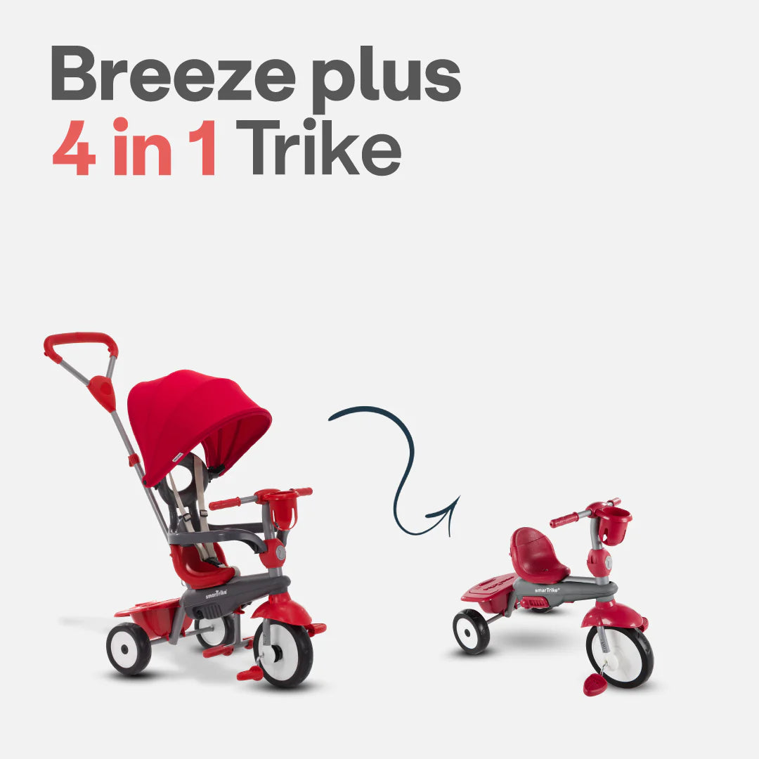 4 in 1 Breeze Plus Toddler Tricycle Smartrike EU