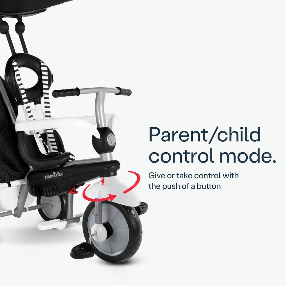 smarTrike ブラック 三輪車 4-in-1 Vanilla Plus Toddler Tricycle – Smartrike EU