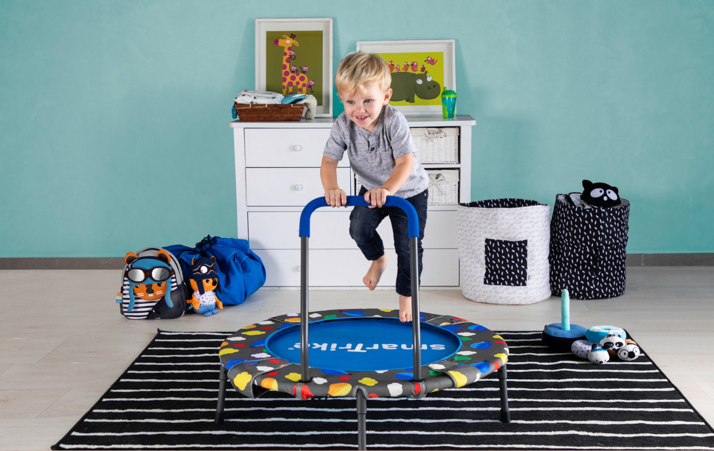 Tappeto Elastico Da Giardino COSTWAY Con Rete Di Sicurezza | 4 Misure 244-427cm | Certificato GS Per Bambini E Famiglie - Foto 8