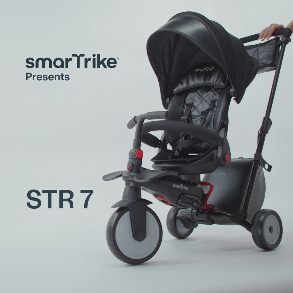 スマートトライク STR7 アーバンブラック 折り畳み 三輪車