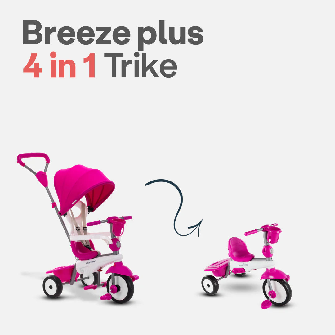 4 in 1 Breeze Plus Toddler Tricycle Smartrike EU