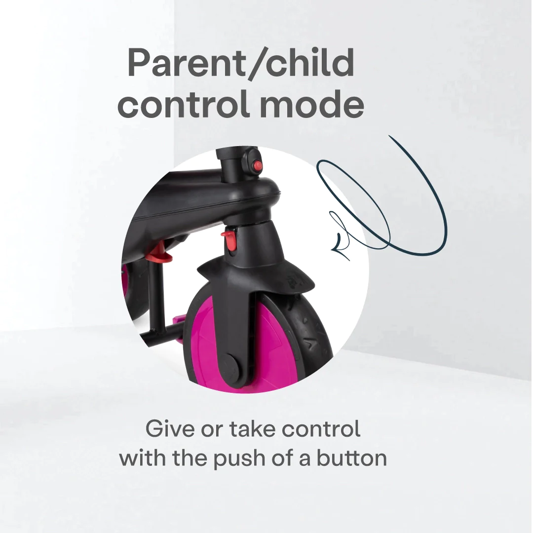 Smart trike 5 in 1 pink sales