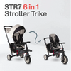 baby trike 6 in 1 warm grey